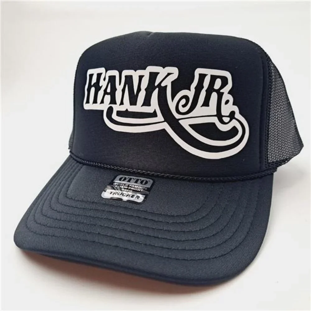 Hank Williams Jr Bocephus Hat Cap Vintage Foam Trucker Style Mesh Snapback Outla